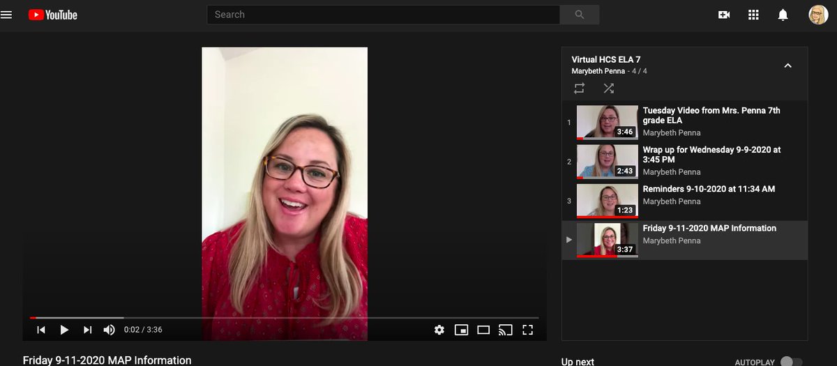 mrspennaela's tweet photo. The many faces of Mrs. Penna on YouTube :) I have been trying to keep my students and parents calm by adding daily videos about important information and to wrap up each day.
@DearDISes #HCSVirtual #virtualteacher #teachertwitter #techteacher #ettfveteran https://t.co/uivEulGVIP