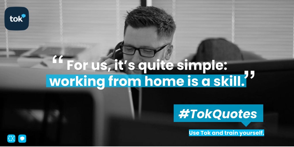 OktanaCorp's tweet photo. Our #RemoteTeams in 5 countries make us feel 100% sure about this 😎😌. 
👉Do you agree? Try Tok for better performance:  https://t.co/4KwXZi9Oak
-
#TokQuotes #TokForTalks #SalesforcePartner #Salesforce #Tok #AppExchange #collaborate #teamwork #InternalCommunication #RemoteWork https://t.co/9hPOKBMqdH