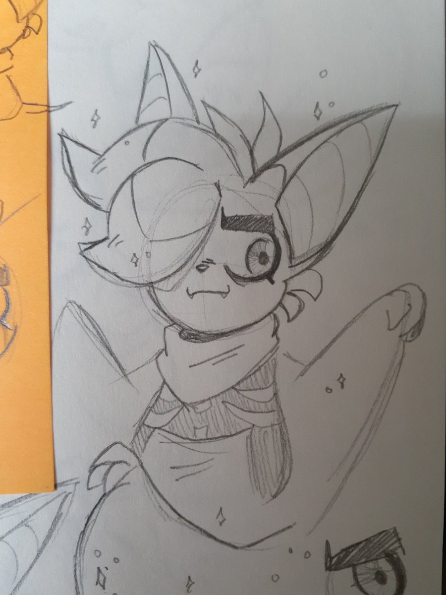 Hey a I made a new OC today
She doesn't have a name yet but I plan on making her my mascot of sorts? She's a fruit bat! 