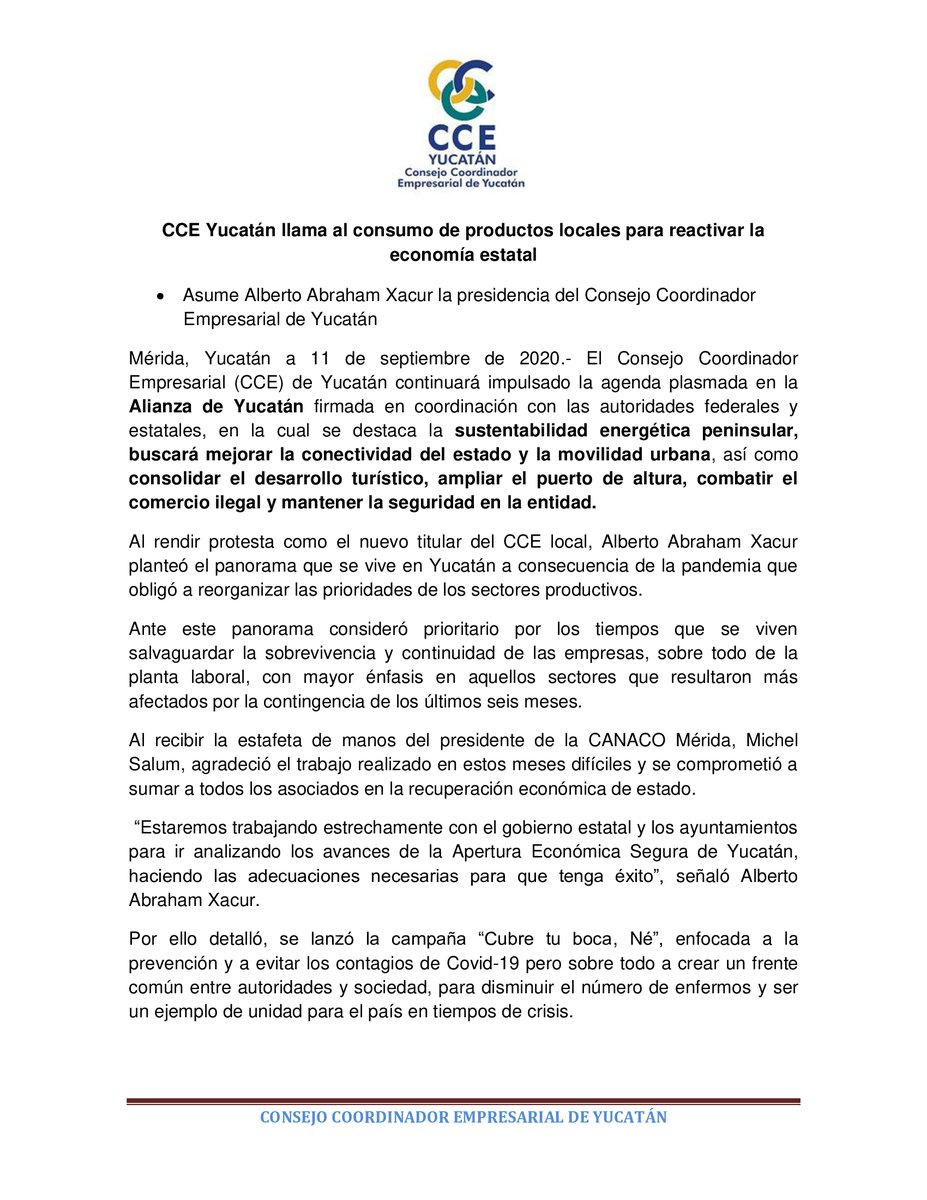 CCE Yucatán tweet media