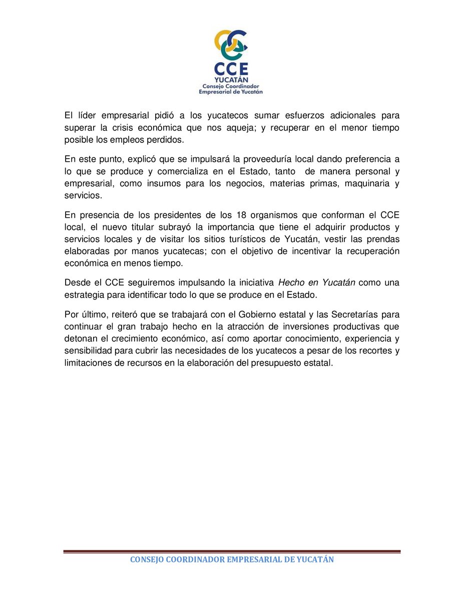 CCE Yucatán tweet media