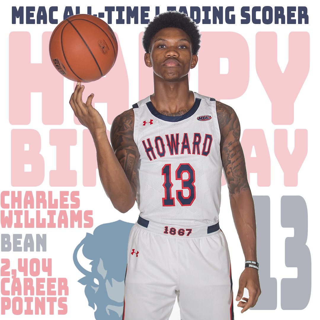 HUMensBB's tweet photo. Bison family ❤️💙🤍 Help us in wishing the MEAC All-Time Leading Scorer, CJ Williams, a Happy Birthday❗️
#DreamFactory #TrueToTheDMV https://t.co/HUeD1Yxeuj
