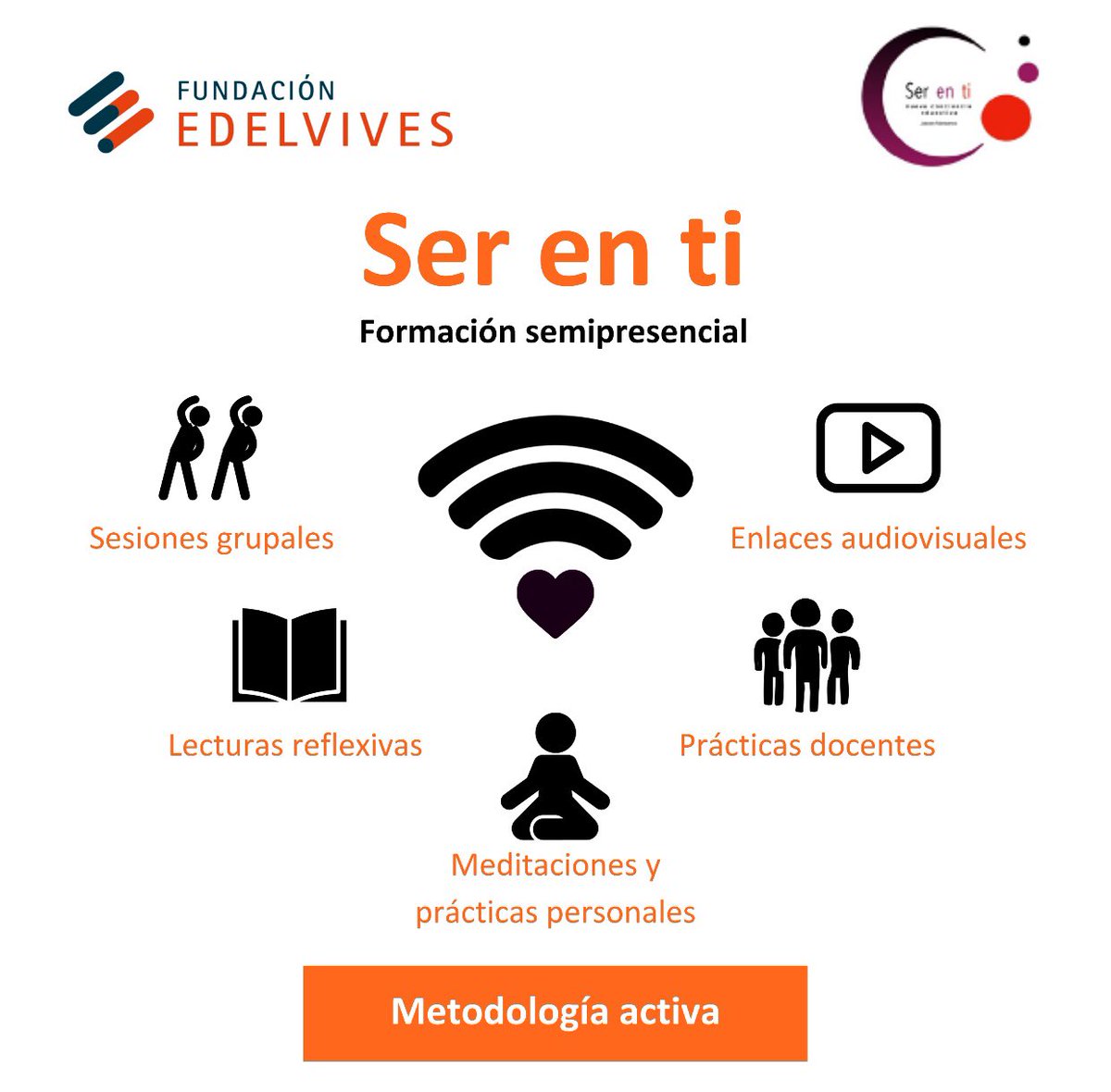 Proyecto_EnTi's tweet photo. SER EN TI. Comienza un proceso formativo que transformará los docentes y las aulas!! #serenti #educarlainterioridad #meditacion #Mindfulness #educarhoy https://t.co/iUYYRHDej5