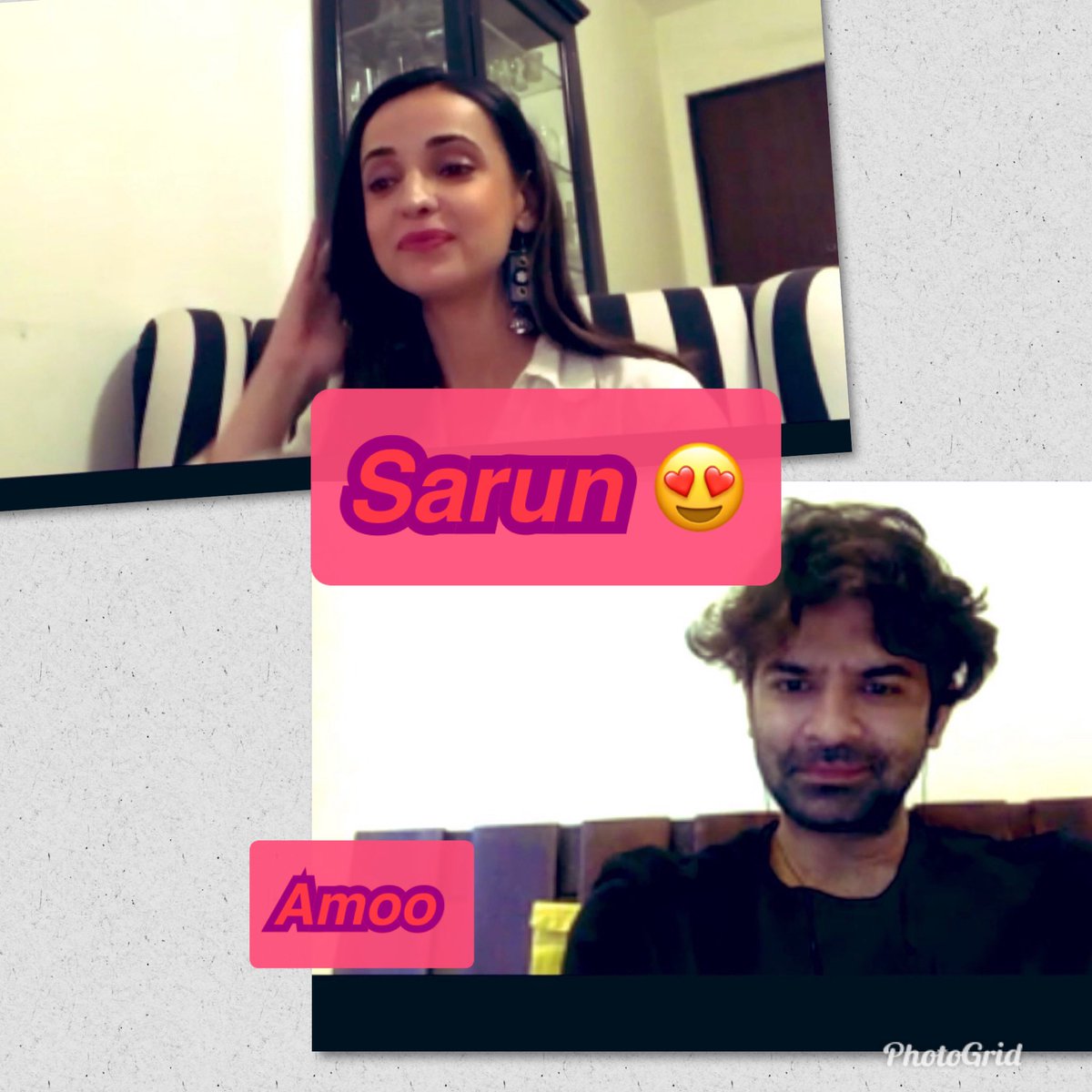 Amodeh75's tweet photo. Best think about 2020 I chance #chatforgood with #SanayaIrani #BarunSobti experience was superb interesting and awesome 👏 both are such amazing human being try best is not get nervous 😬.. #sarun both such amazing actors #arnavkhushi 😍I’m so glad be fan this two superb actors https://t.co/eBuw23Amwr