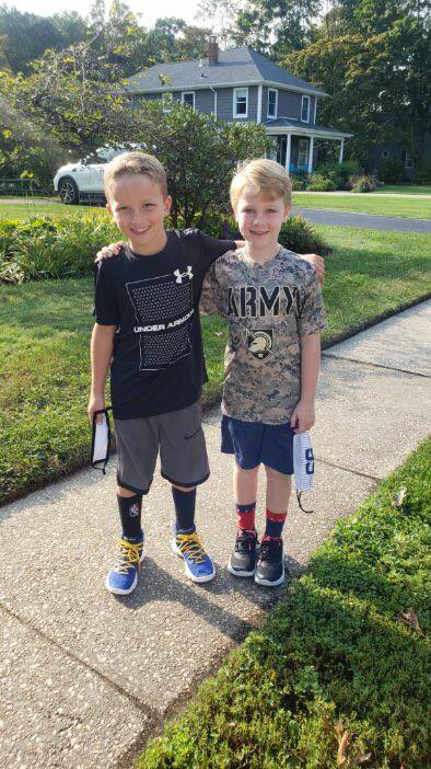 cb_magee's tweet photo. Thank you @AcademyBBP for a great first day of school. Oh, how we’ve missed you! 💙💛 @BBPSchools @BBPSupt https://t.co/DTg2CpzJOR