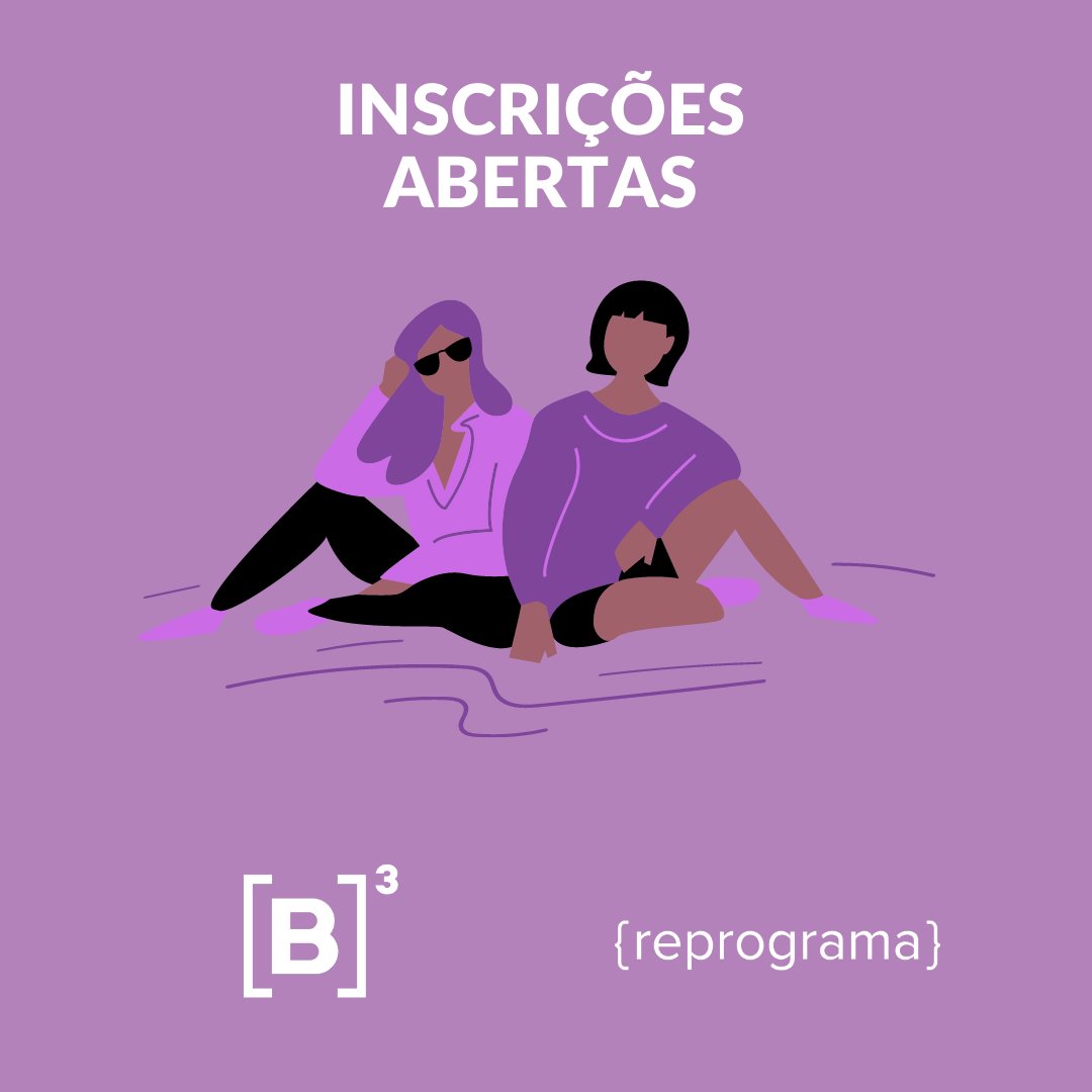 ReprogramaBr's tweet photo. Vem participar dessa turma incrível.Você pode ser o que você quiser!

Inscrições e todas as informações no link: https://t.co/hF2WCIamhy

#reprogramateens #bootcampgratuito #VocênaReprograma #b3 https://t.co/EGBV9yDH0Z