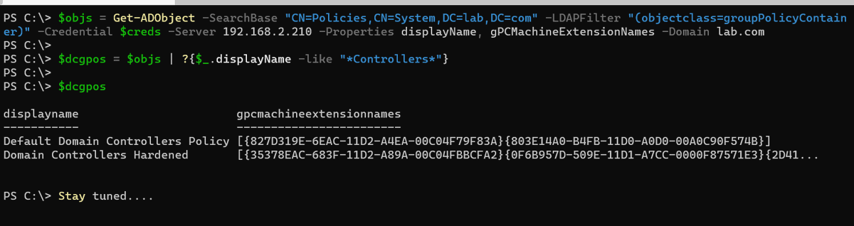 Finally got around to weaponizing some of the awesome research I've only just read about regarding group policy. Full attack path write-up coming soon. 😁