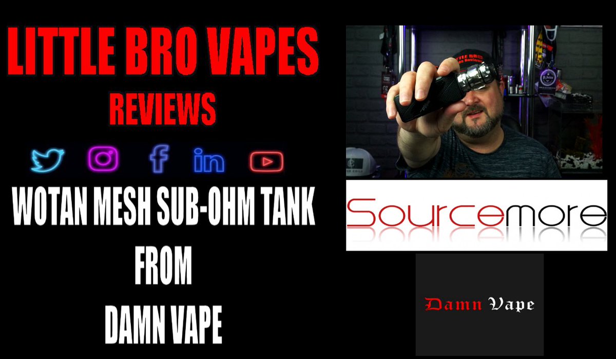 Please check my new review of the WOTAN MESH SUB-OHM TANK FROM @damnvape_com ​ @Sourcemore_Ecig It's very tasty.. #littlebrovapesreviews #wotan #damnvape #propercoils #therochfordproject 
youtu.be/b9X2KjPl1mc