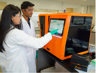 adarzabio's tweet photo. Our new ZIVA™ platform is a multiplex label-free biosensor platform that can detect hundreds of analytes at a time from a drop of blood, plasma or serum. ZIVA, powered by AIR™ technology. Say hello to ZIVA: https://t.co/i99WrhjUG2 #multiplexassay #labelfree https://t.co/tRcvYUS77J