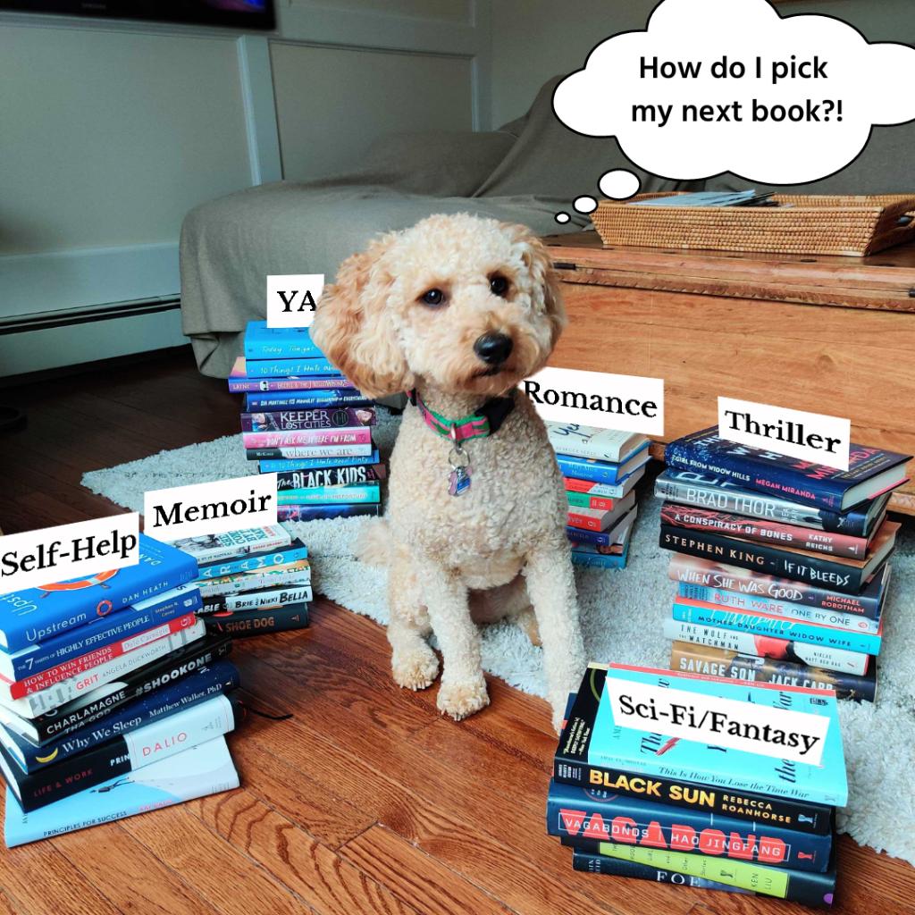 simonschuster's tweet image. Does anyone have any advice on how to pick your next read? 🐶  
To make your decision even more difficult, here are our most anticipated reads of the year: 📚 spr.ly/6012GsY32

#BookFunFriday