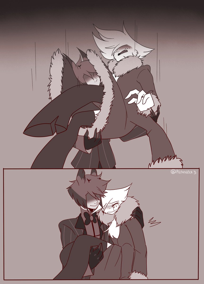 Rinnax3's tweet photo. "Talk with me" page 67 to 69
color by 
@misakiing_

#radiodust #HazbinHotel https://t.co/aw61oONLvq