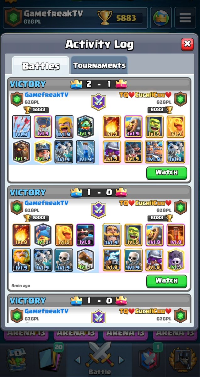 I won my first Gzg game against <a href="/Cuchii_Cu/">TQ ❤️Cuchii Cuu❤️ 🏆🌎</a>. I'm very happy with the result and I'm glad to be able to play against <a href="/SokingRcQ/">v</a> or <a href="/Faust_cr/">Faust</a> tomorrow. Ggs