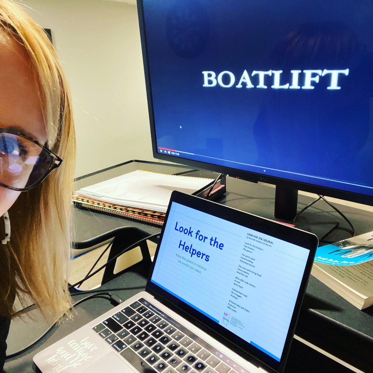 Thankful for resources to facilitate positive conversation about such a tragic event. <a href="/NPSD/">North Penn School District</a> <a href="/bpmustangpride/">Bridle Path Elementary</a>  #boatlift #lookfortheheroes