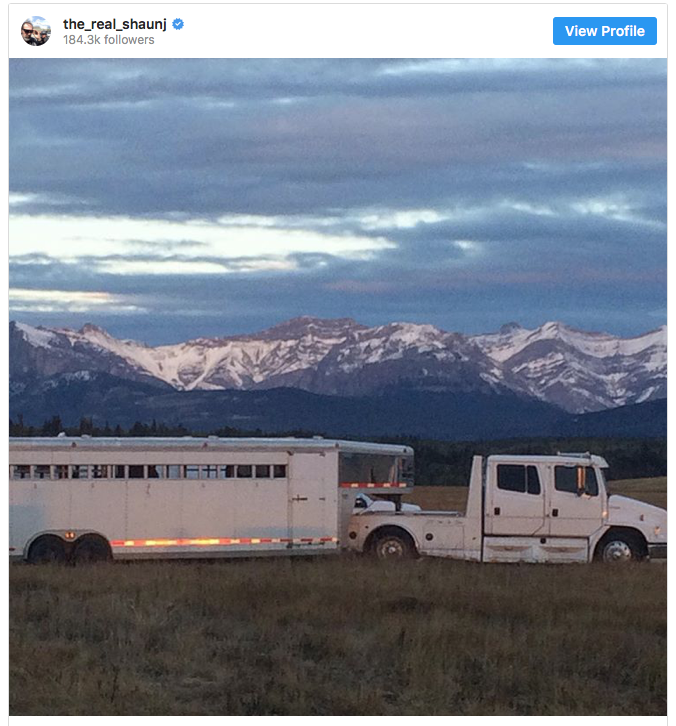 The_Real_ShaunJ's tweet photo. Here's proof! From Shaun's Instagram account, confirmation that #HLSeason14 is now in production. Yee-haw! #TeamSj #GrandpaJack #Heartland #HLinProd https://t.co/1GW6fugvlz