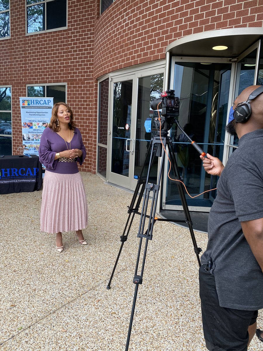 TheKBDGroup's tweet photo. Another #BehindTheScenes with our client the @hamptonroadscap filming for the *virtual * 2020 Community Builders Awards! The awards highlight members of our community who are making a difference. Keep an eye out for information about the Live Stream at https://t.co/HMn2ddCbss! https://t.co/N3cYrgR3zU