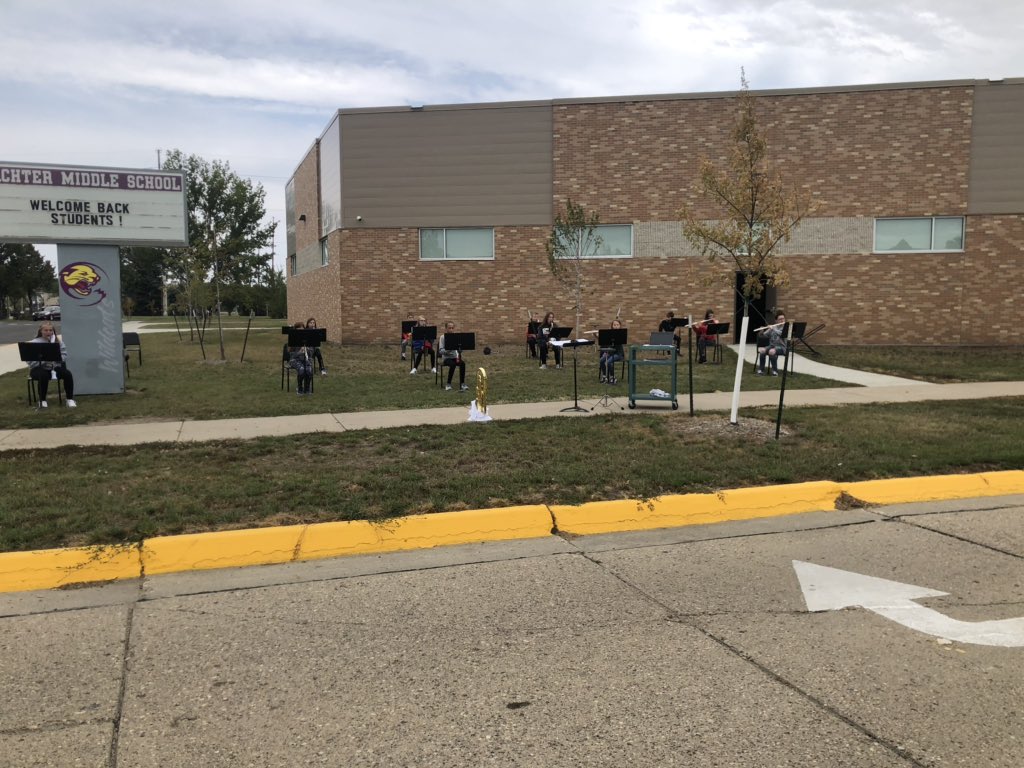 WachterBand's tweet photo. It was a great feeling getting to play as a band again! #WachterRoar #LearnBPS https://t.co/fDseGPeSQ6