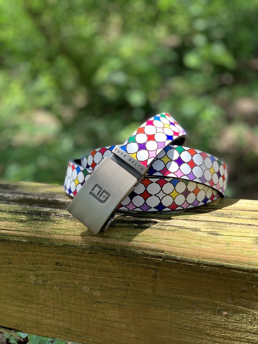BucaBelts's tweet photo. Are you a Diamond in the Rough, waiting to be discovered? Introducing our “Diamond in the Rough” #Bucabelts #upyourgame #makeastatement #colorfulgolf #colorful #belt #golf https://t.co/A9exbXnkUD