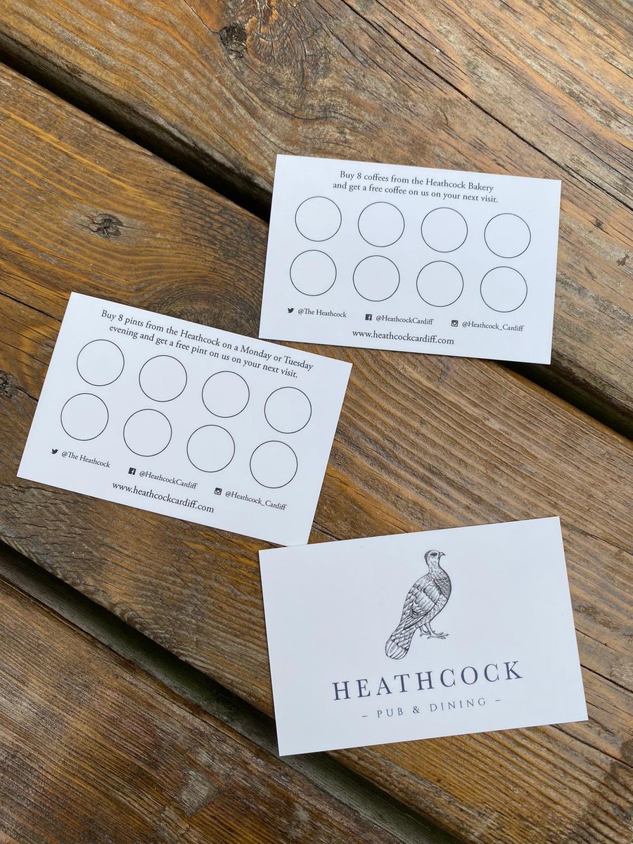 We’re opening the pub for drinks only on Tuesdays as of next week. We’ll be open from 4:30pm. And the following week on Mondays too. We’re bringing in these lovely little loyalty cards....for every 8 pints you buy on a Monday or Tuesday, we’ll give you a free one 😊 #welshpub