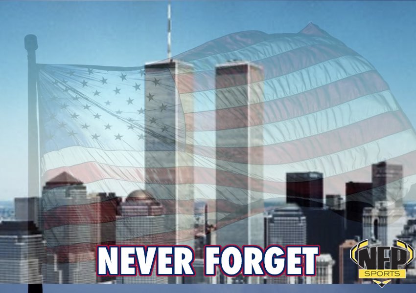 We will never forget! #911Remembered 🇺🇸<a href="/NFP_CTEast/">NFP Sports - CT East</a> <a href="/NFP_CTWest/">NFP Sports-CT West</a> <a href="/NFP_WesternMA/">@NFP_WesternMA</a> <a href="/NFPSports_RI/">@NFPSPORTS_RI</a> <a href="/NFP_LowerHudson/">NFP Sports-LoHud</a> <a href="/NFP_SportsLI/">NFP Sports-TeamLI</a>