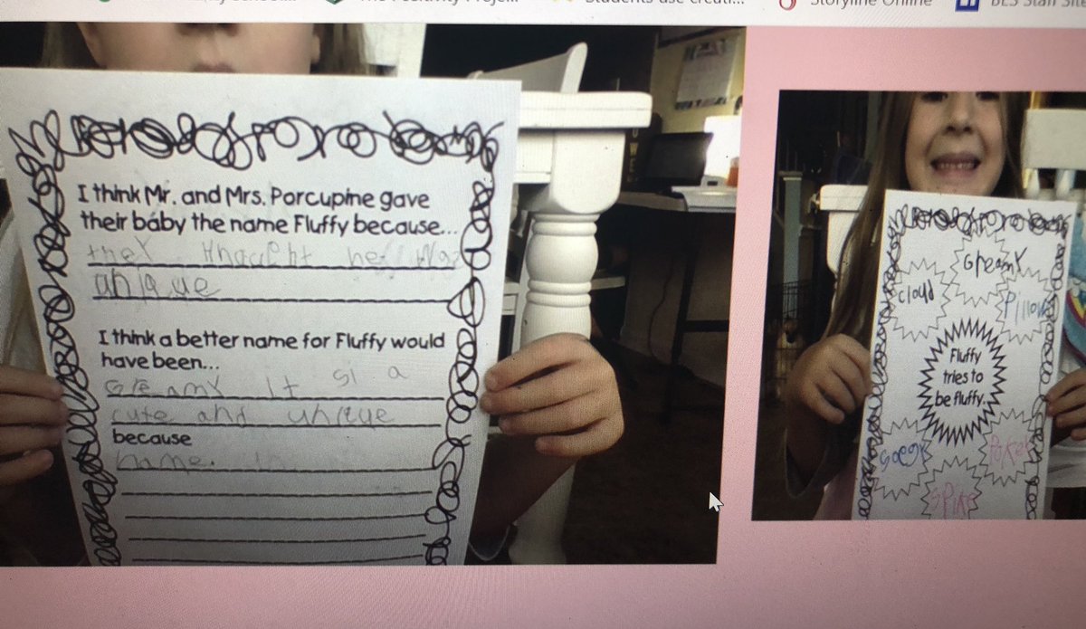 amymarlotabor's tweet photo. Tabor Owls π¦ has an amazing week learning about the Central Message and details in stories in ELA and finished our lessons with a Literature craft piece from the βA Porcupine named Fluffyβ. @BallentinePTA @BESFirefly #FirefliesinFirst https://t.co/jHg0dM5pkt