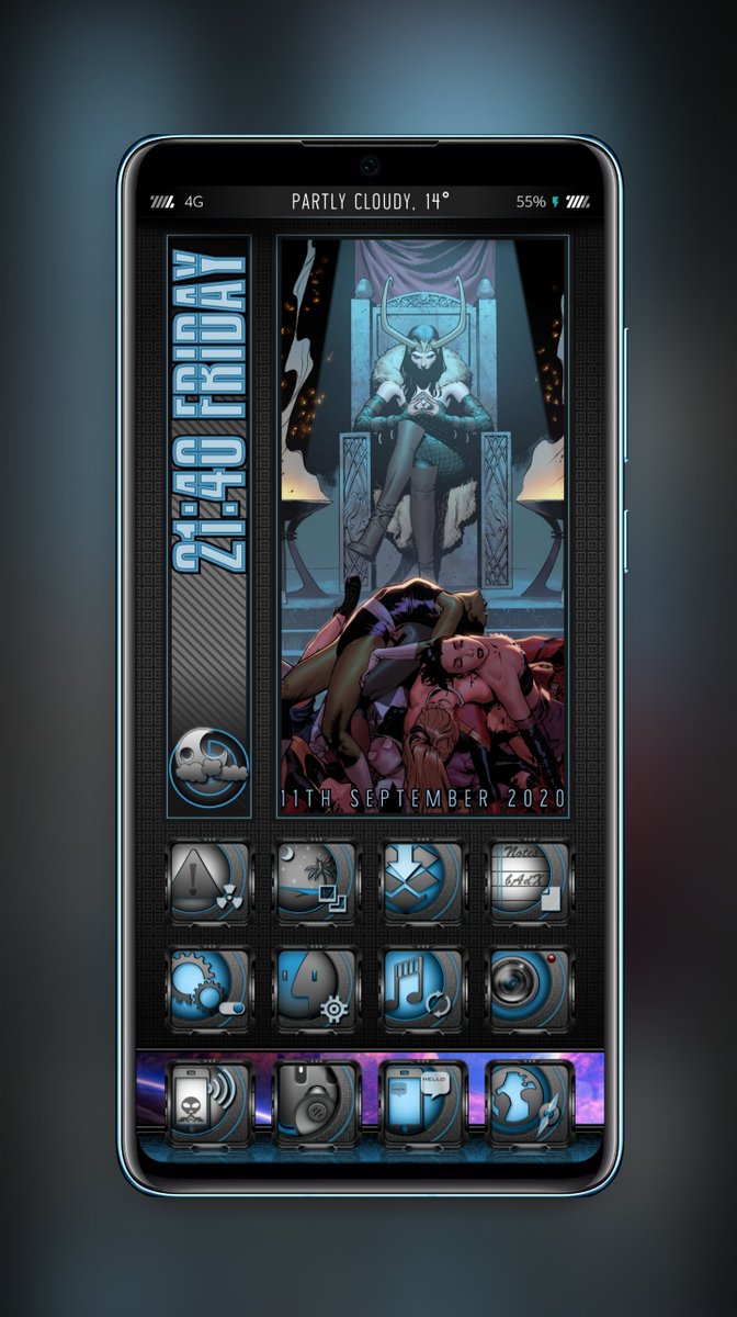 spencerdawson3's tweet photo. Friday night screenie.
Klwp.
#bAdXGeN icons by @Ecko666
Icon overlay by @bulldog5278
Credits where due for the rest. https://t.co/XgvPUK5LNk