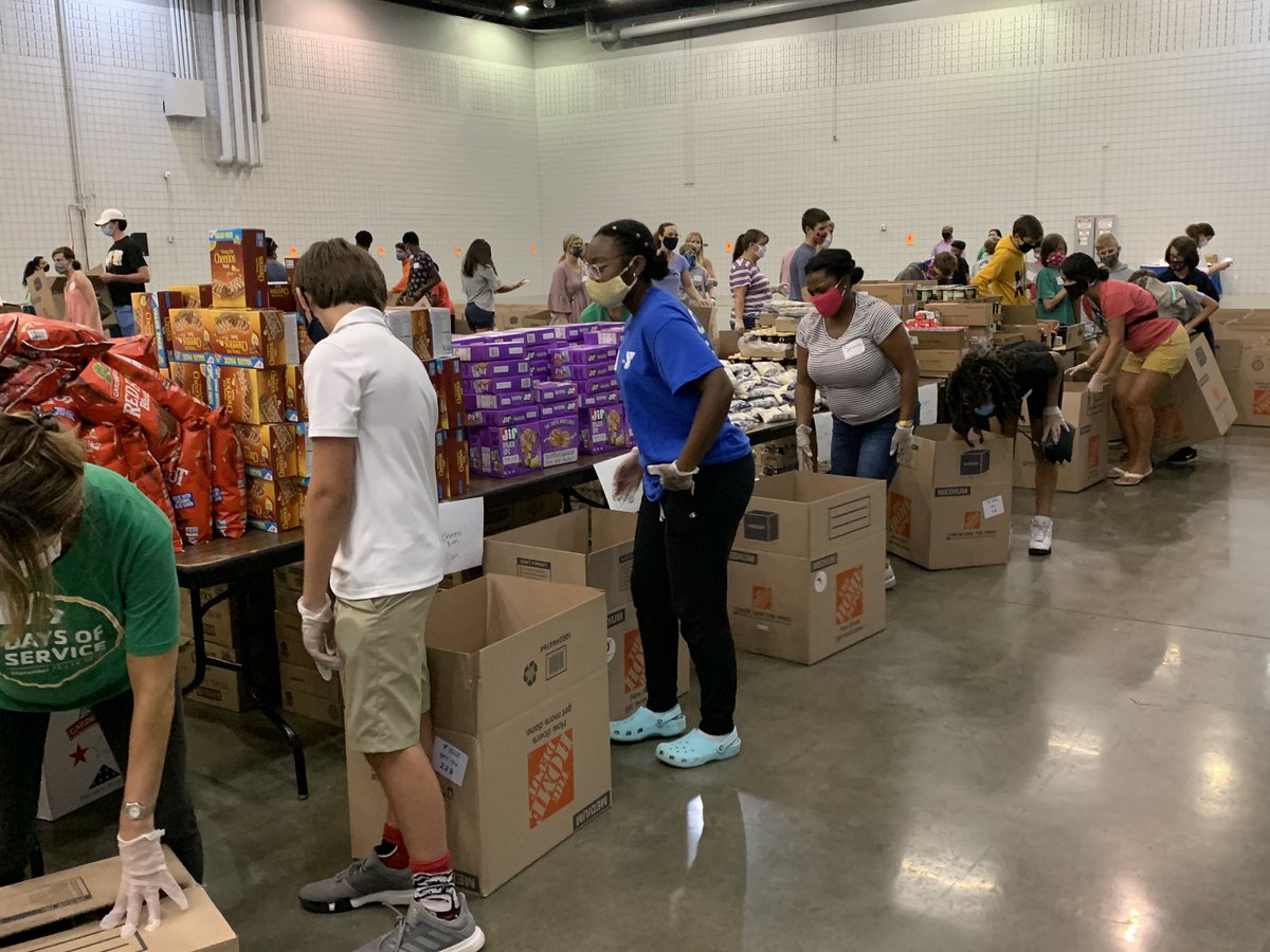 atlantaymca's tweet photo. #YMCADaysofService would not be possible without the support of our generous sponsors: @GAIGroup, @ups and @homedepot. We are also working in partnership with @acfb and @openhandatlanta for our food deliveries today. https://t.co/OeqPVA6gI7