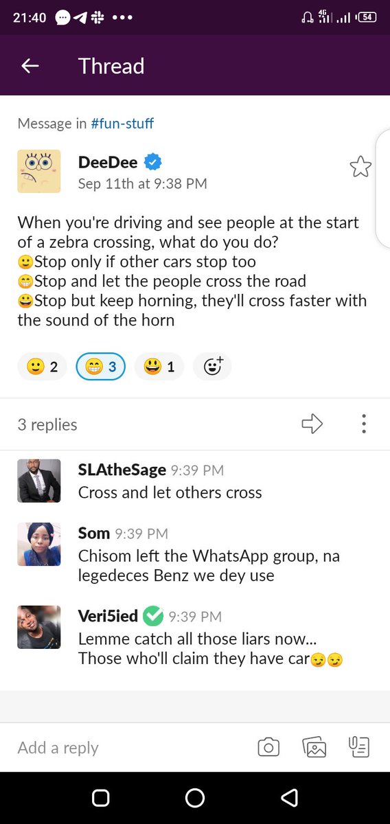 Gbahdeyboh's tweet photo. So #TGIF was fun today @JavascriptMinna Internship.

My ribs hurt from excessive laughs 😂🤣😂 

 #JSMinna #JSMinnaInternship https://t.co/xQBA0vlpwh