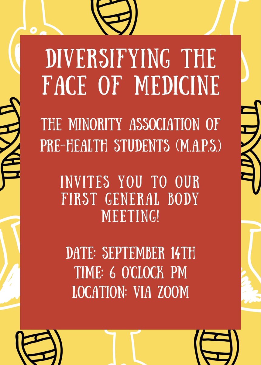 Ready to kickoff the ‘20-‘21 school year with you! Join us for our first meeting of the semester, as it will be held virtually on September 14th! Click the link in our bio to join the GroupMe to get connected!