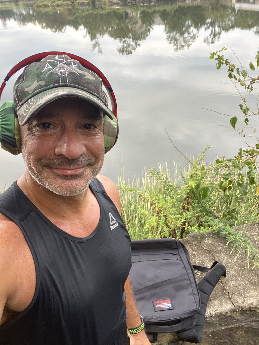 zahifayad's tweet photo. Me and my @goruck bag #4miles #45lb #run #brutal #notafraid in tribute to #nyc and #911 #neverforget https://t.co/p3b0N0AOQE