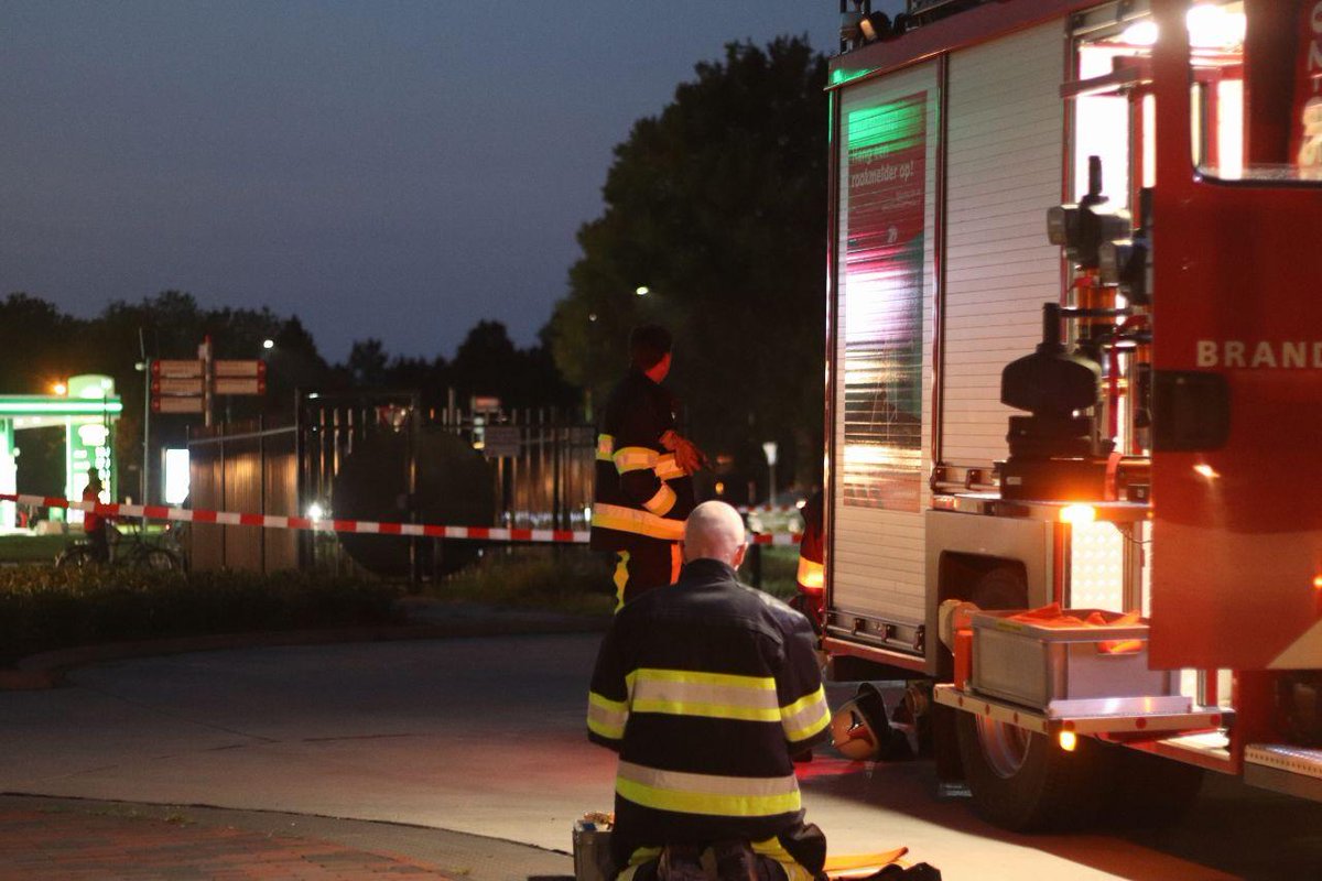 Brandweer ingezet voor lekkage bij LPG vulstation in Joure - #Friesland -..