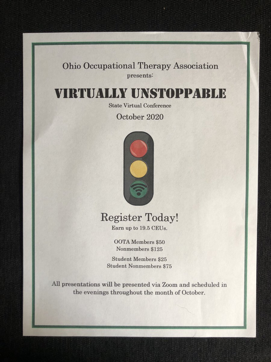 Registration now open for the OOTA virtual conference. Visit oota.org to register.