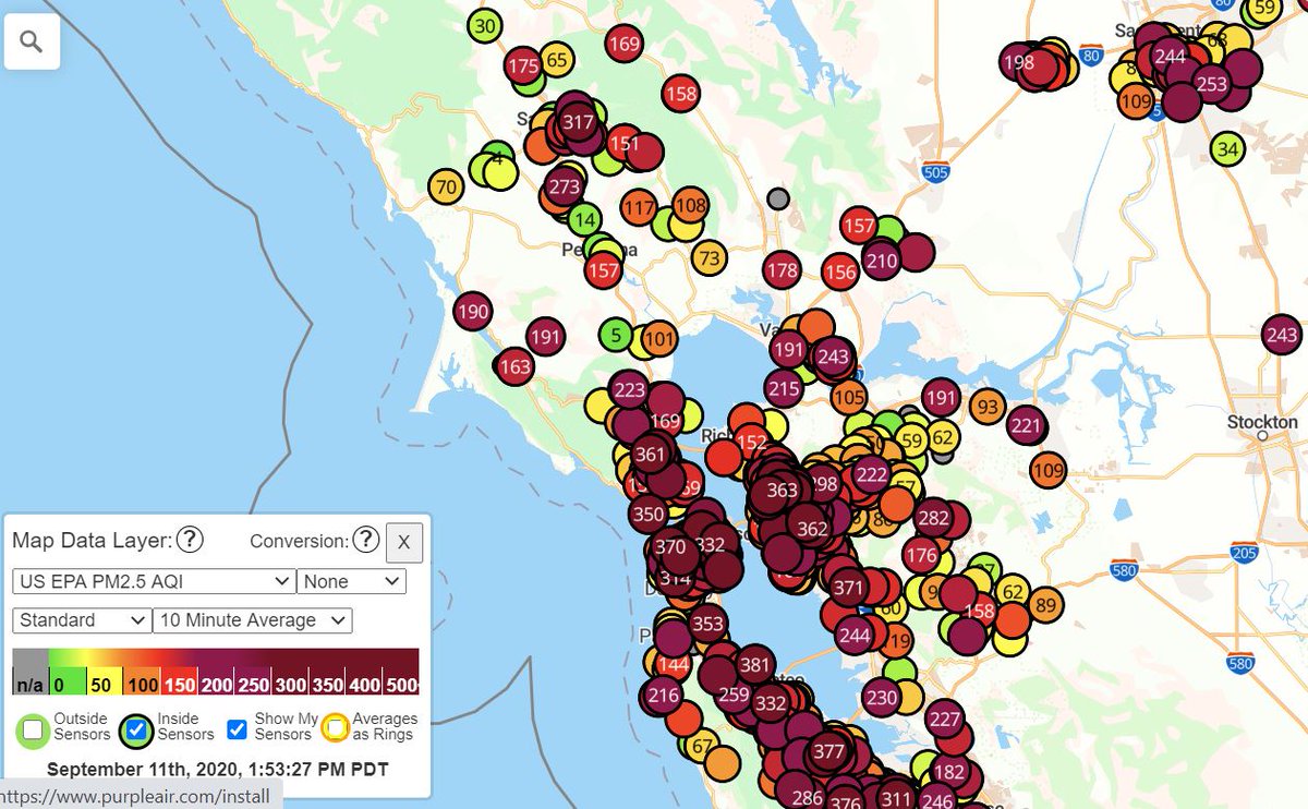 These are indoor air readings.