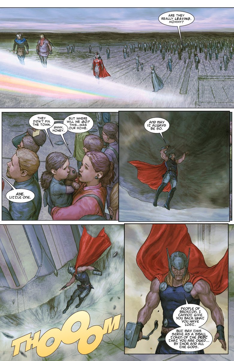 THOR IS SELFISH? I THINK NOTThe people of Broxton left in complete ruins with only the cloths on their backs. They thought all hope was lost, Thor took the GREATEST castle Asgard had to offer for the citizens of Broxton to occupy.. ALL THEIR NEEDS & WANTS WAS TAKEN CARE OF! WOW