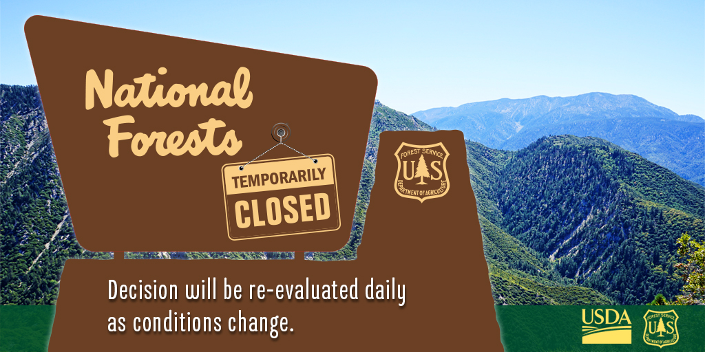LakeTahoeUSFS's tweet photo. #ICYMI Due to dangerous #wildfire conditions, #NationalForest lands in CA, including the CA/NV sides of the Tahoe Basin are temporarily closed to public access. “Closed to public access” means closed to everyone, regardless if you are on foot, bike or in a vehicle. https://t.co/TZUpqfiTpd