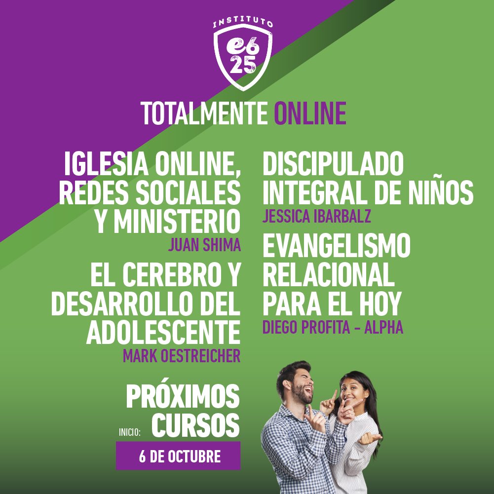 Institutoe625's tweet photo. 🆕 #CURSOS ONLINE especializados para quienes trabajan con nuevas generaciones. ¡Comienzan en Octubre! 

🔗 Inscríbete ya en https://t.co/UStF5hyNhH

#EscuelaDominical
#LiderazgoGeneracional
#iglesiadeniños 
#MinisterioJuvenil
#ministerioinfantil
#Evangelismo https://t.co/Oyl7382KHD