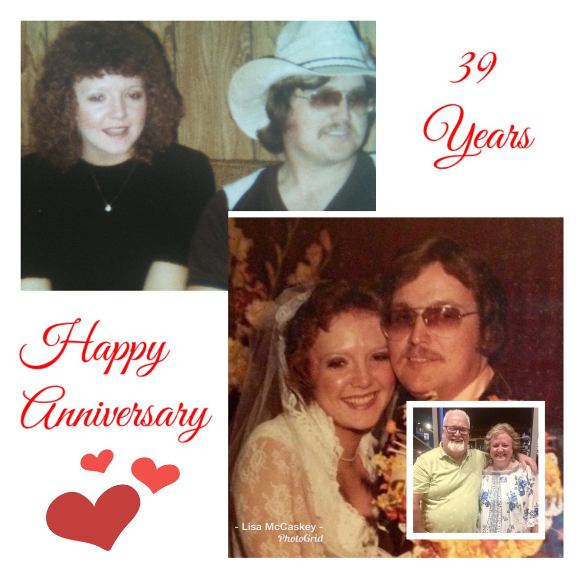 LisaMccaskey's tweet photo. Celebrating 39 years! I won’t fool you, it’s been tough at times. If I had to do it all over again I would!😇 39 years, 4 wonderful sons we are so proud of, 4 beautiful daughters in law, 5 handsome grandsons, and 1 beautiful granddaughter. We are truly blessed. 💕#lisamccaskey https://t.co/gb1M5a6HVt