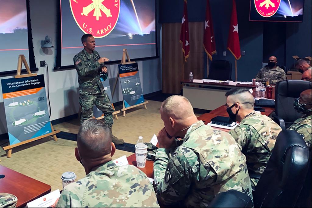 ArmySMDC's tweet photo. LTG Daniel Karbler, #ArmySMDC CG, attended the Army Integrated Air & Missile Defense Summit Sept. 9-10 at Fort Bliss, TX, and @WSMissileRange, NM. At the summit, senior leaders discussed #AIAMD capabilities, and how @USArmy's modernization plan will support air & missile defense. https://t.co/qE5fXBgrNn