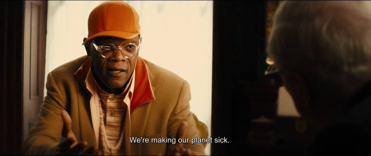 definitely one of the most interesting villains, played by samuel l jackson with an adorable lisp. i mean the ecofascist sentiment aged like fine wine, i've literally seen tweets and facebook comments with these words in the past year