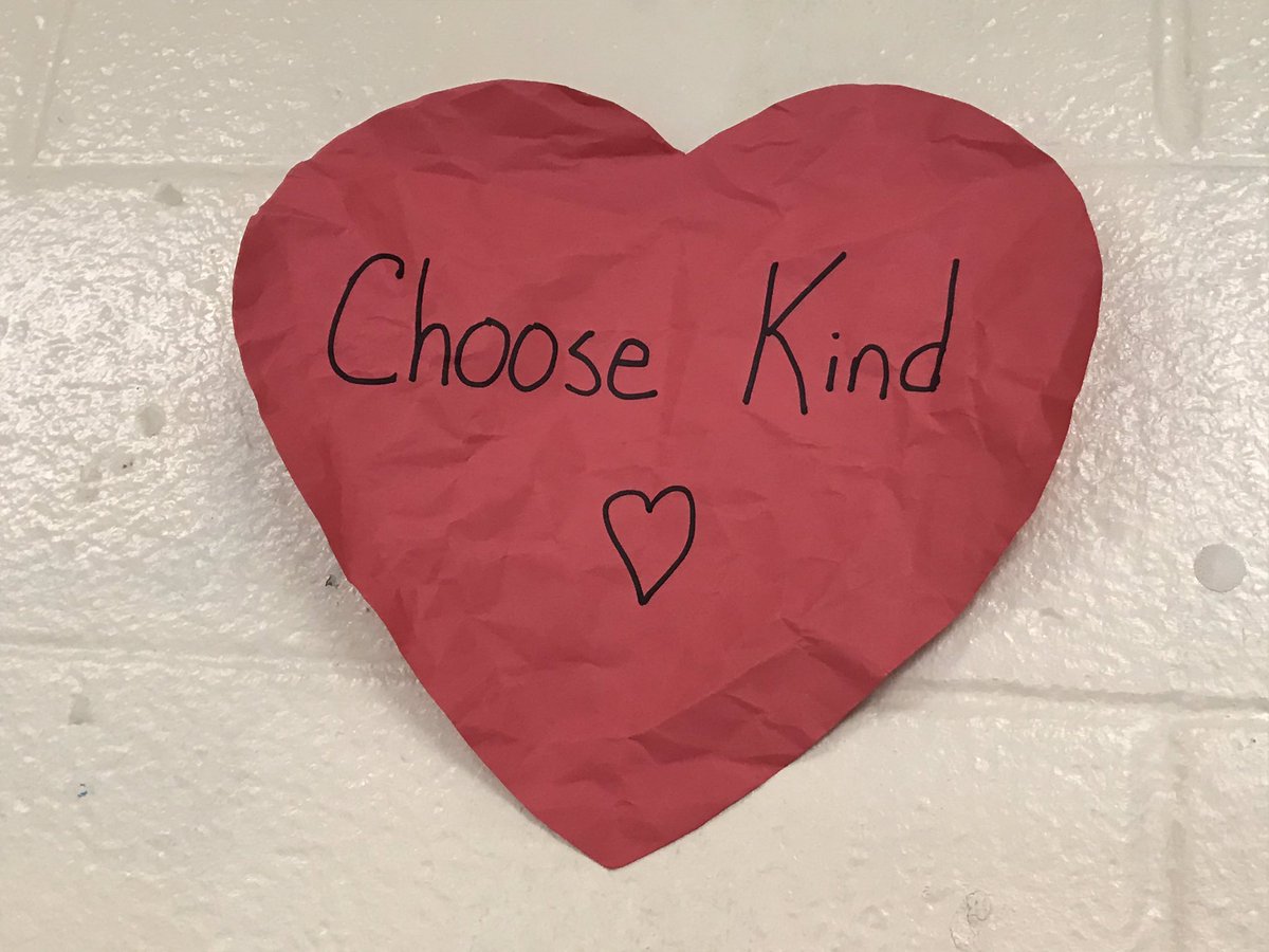 MrsTierneyCCS's tweet photo. Always choose kind❤️ #WeAreBethpage https://t.co/hnNs0WJJrq