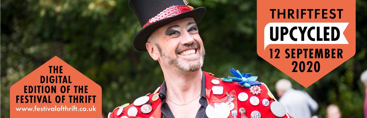 This weekend we are part of the digital online version of <a href="/ThriftFest/">Festival of Thrift</a> usually an amazing in person event, this year talks and activities are online and you can still ship in the online marketplace! Get yourselves there! #ThriftfestLive #thriftfest #upcycle #handmade