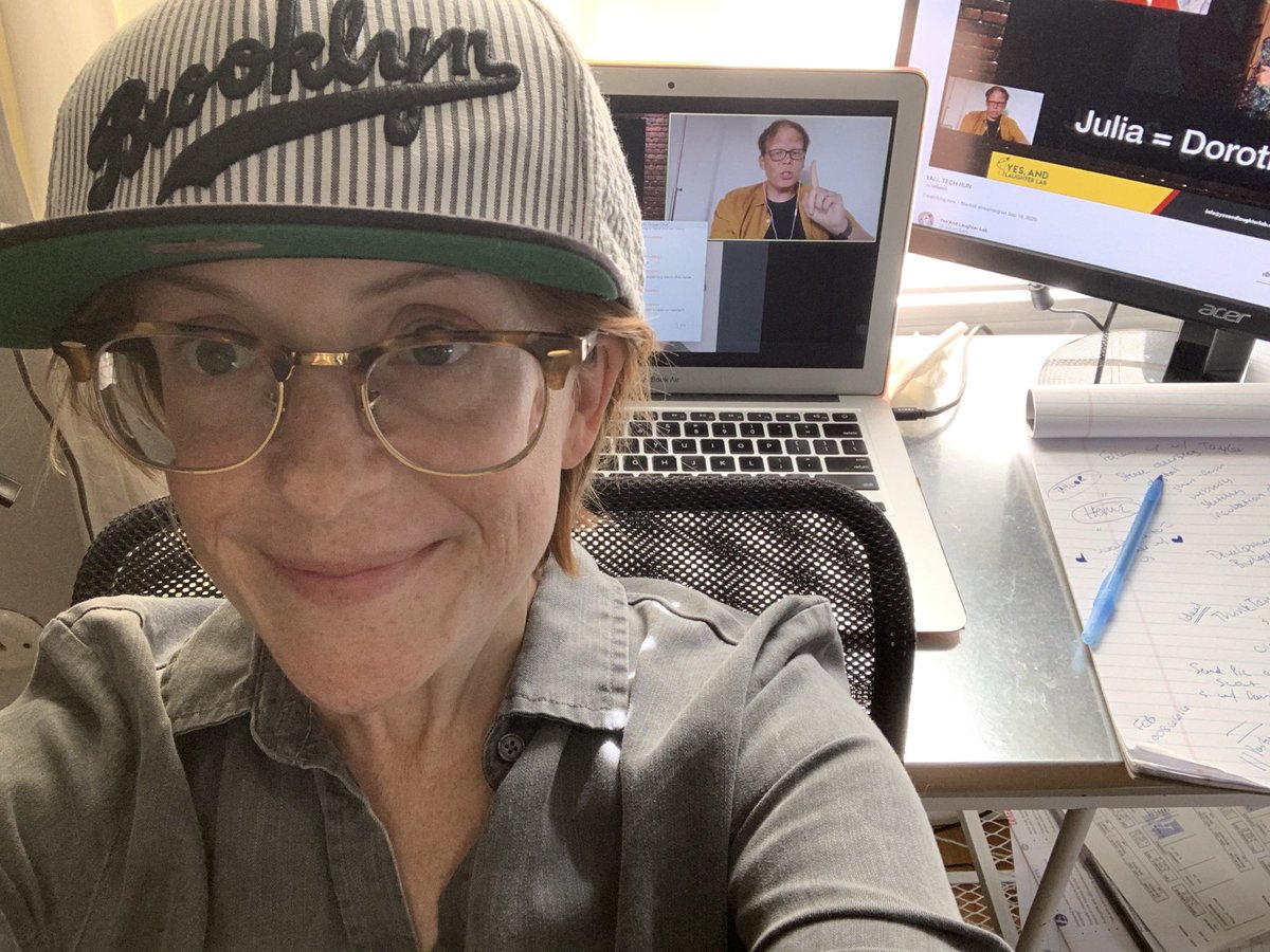 BeeBopHall's tweet photo. Day #6 Jeff Hiller, I got all dolled up for you! #twoweekdresschallenge #yesandlaughterlab https://t.co/KHod0oBW7l