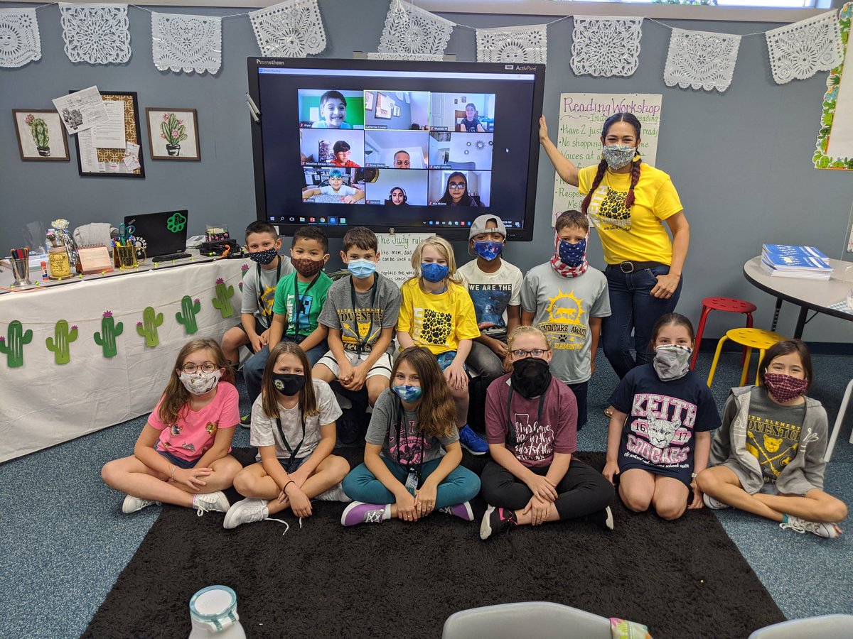 CatherineKE2019's tweet photo. We survived our 1st week! I love these kids so much already. They have worked so hard at home and in class. They are so relilient and had no problem adapting to to this new way of learning. #bekeith #KeithStrong #4thgradeRocks @CFISDKeith https://t.co/8HKTFvutTT