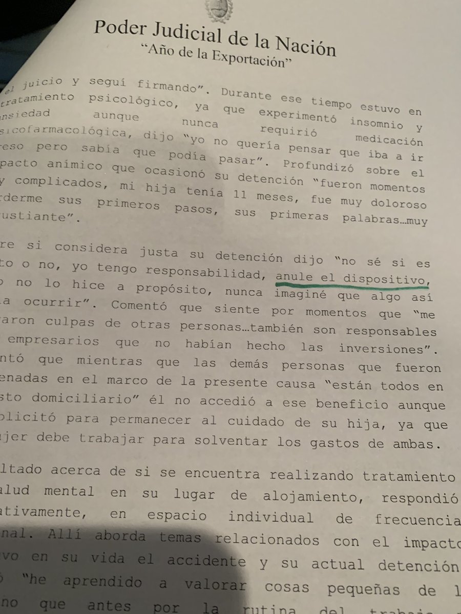 Gregoriodalbon's tweet photo. Buscando la libertad condicional MARCOS CORDOBA EL MOTORMAN QUE MATÓ A 52 reconoce que anuló el FRENO. 

(Dispositivo). 

La teoría que sostuve en soledad hoy se hace realidad. 

Con Inocentes presos y Gorini haciéndose el Macho Alfa. 

Al tren lo chocaron. 

Que hijos de puta!!! https://t.co/KvGiFYVyxa