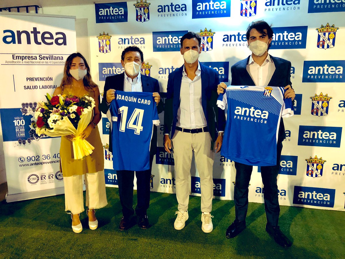 CamasCF's tweet photo. 📌ANTEA PREVENCIÓN patrocinador oficial del Camas C.F.

El reconocido empresario Joaquín Caro y el Presidente del Camas C.F., Jesús Capitán Prada “CAPI” cierran el patrocinio para la próxima temporada con ANTEA PREVENCIÓN.
Los detalles en ⤵️
https://t.co/72zQDBH2Bb https://t.co/X8hnGixwEC