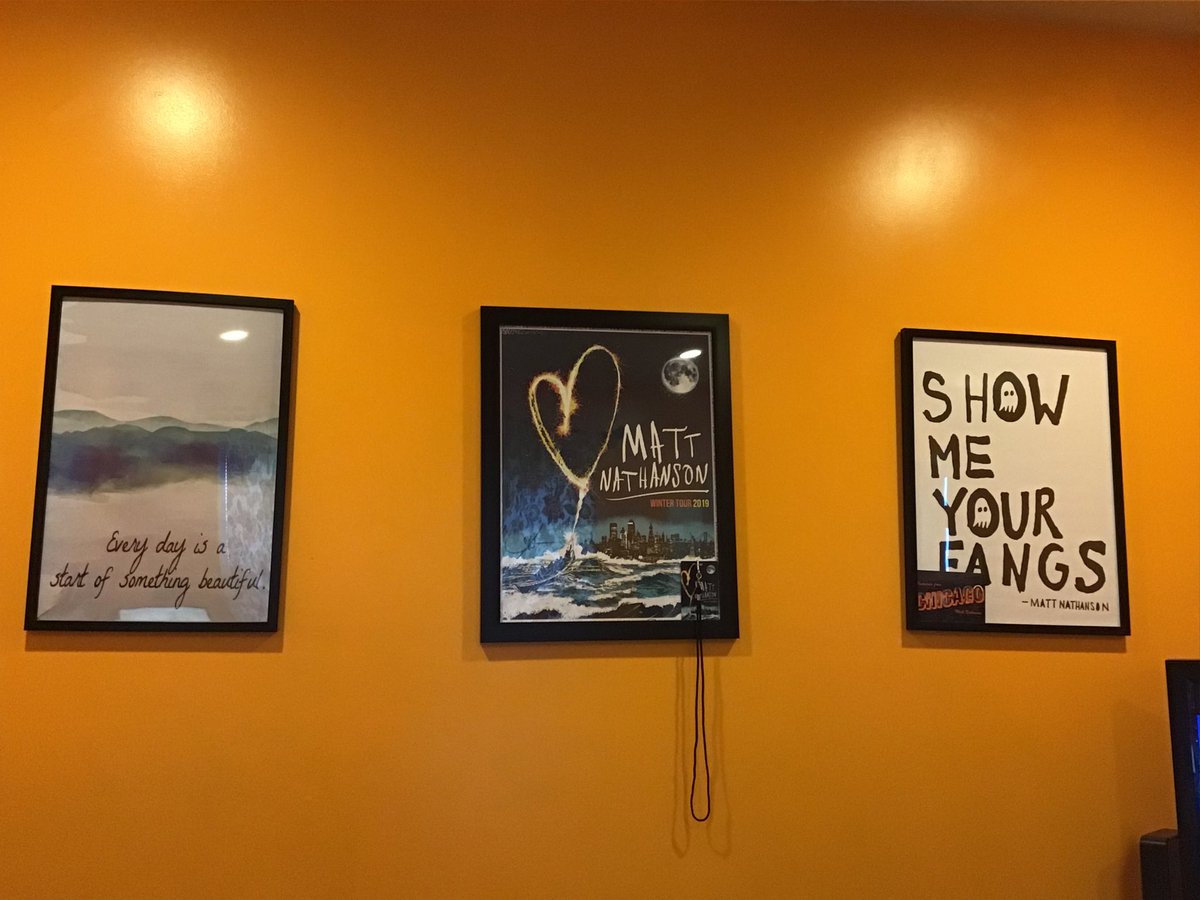 Jungle811's tweet photo. Nice start to my office wall ⁦@mattnathanson⁩ #mattnathanson ⁦@matts_hips⁩ https://t.co/Jr7vHhk8Z1