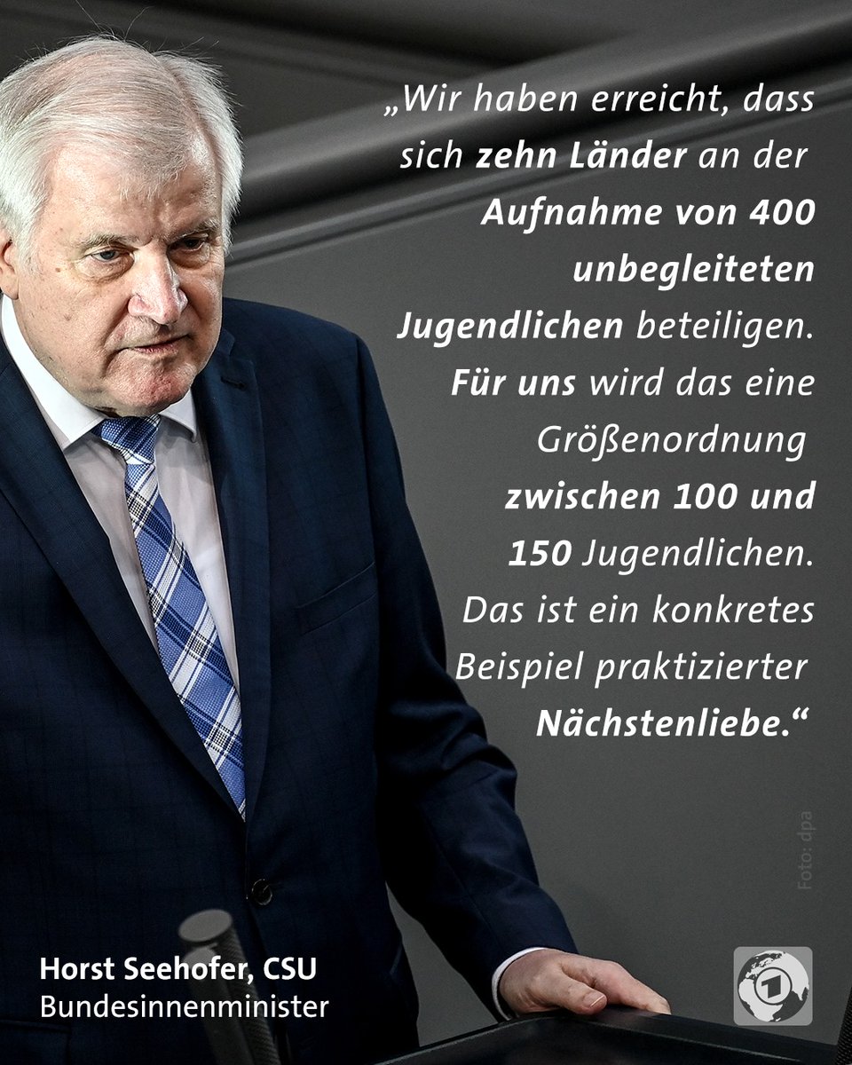 mp_diepartei's tweet photo. Das Große Herz von #Seehofer. Wahrlich ein Vorzeige #Christ. #Moria https://t.co/P0LZMSXJ9u
