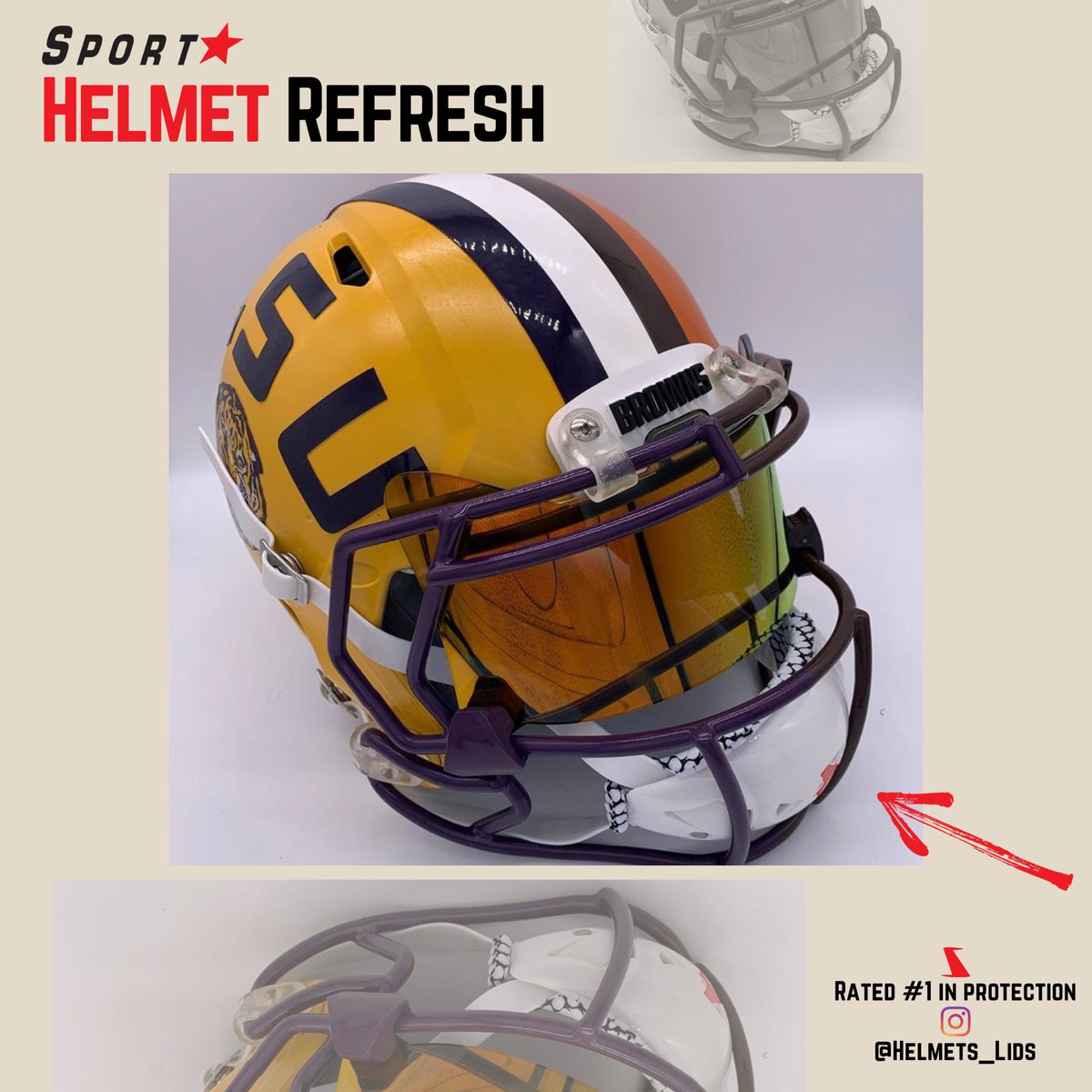 SportStarGear's tweet photo. Time for a ๐๐๐ก๐ข๐๐ฉ ๐๐๐๐ง๐๐จ๐! ๐คฉ
Awesome helmets here with our number 1 rated chinstrap! Make sure to tag us and use the hashtag #SportStarGear with our chinstrap on your build or set up!
#SportStarGear
#GearForPros
#CustomKings https://t.co/rm9IIrTjHJ