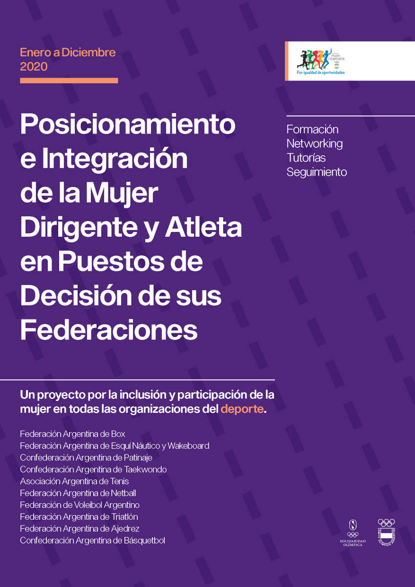 PrensaCOA's tweet photo. Posicionamiento en Integración de la Mujer Dirigente y Atleta en puestos de decisión en sus Federaciones: https://t.co/TEB19xtyQW https://t.co/cpzm6ZDoG7