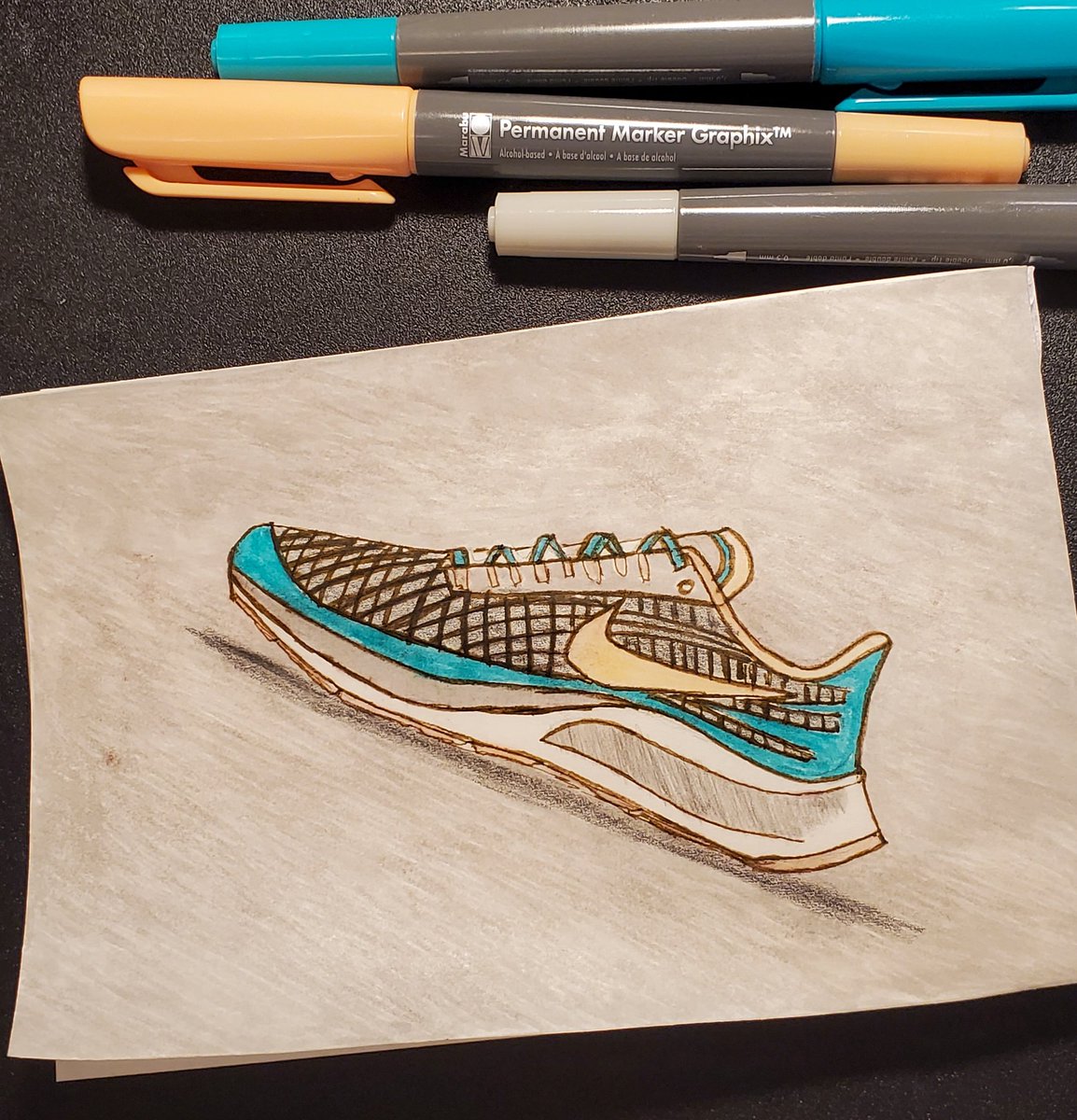 tysenXD's tweet image. Nike Pegasus September sketchbox #Sketchbox #getsketchbox #art 👍