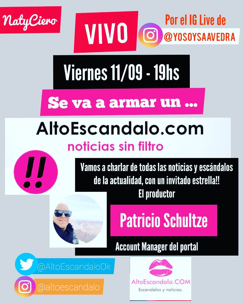 AltoEscandaloOk's tweet photo. #hoy #altoescandalo 19 hs https://t.co/xwPQBdumzw